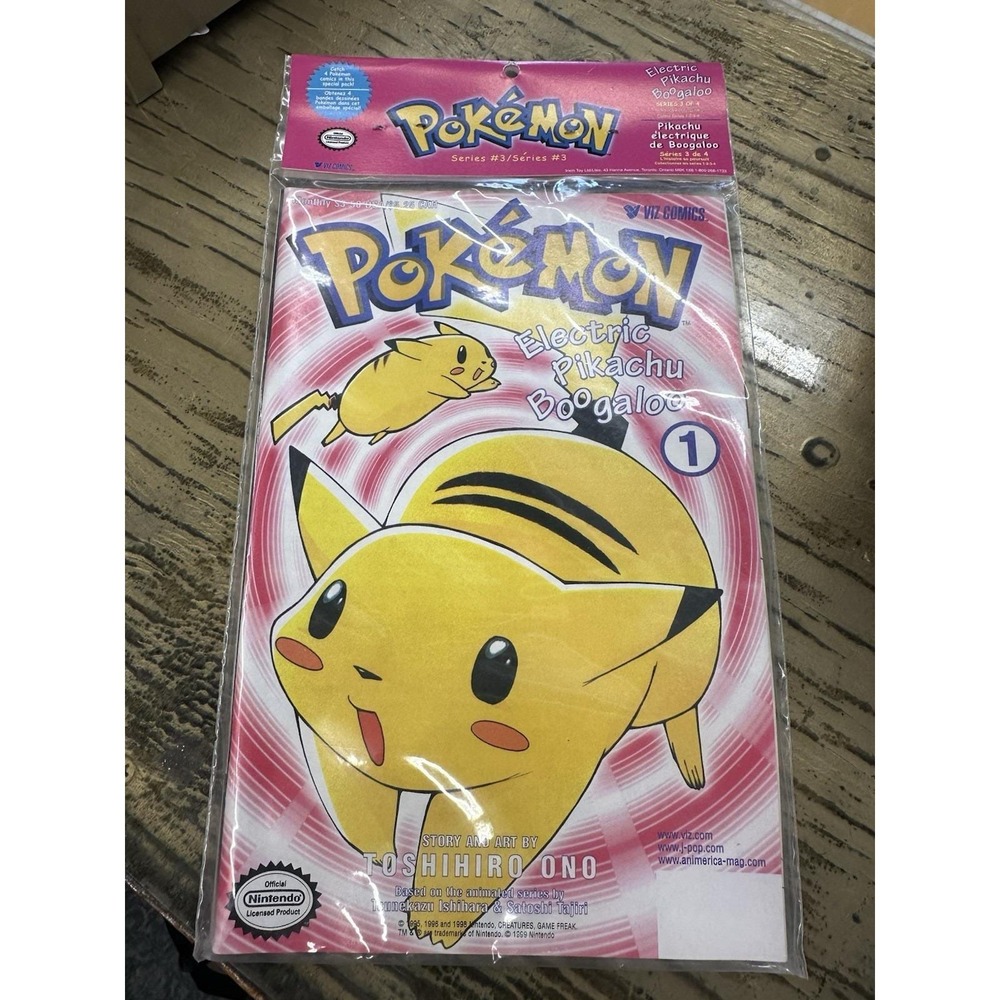 Pokémon Electric Pikachu Boogaloo Series 3 Collection 1/4 Comics original PK